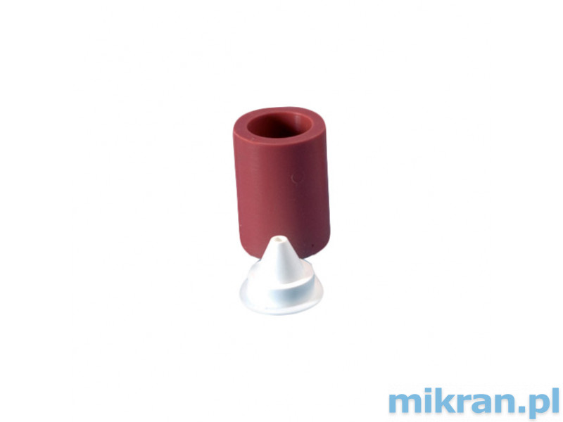 Silicone ring with conical base