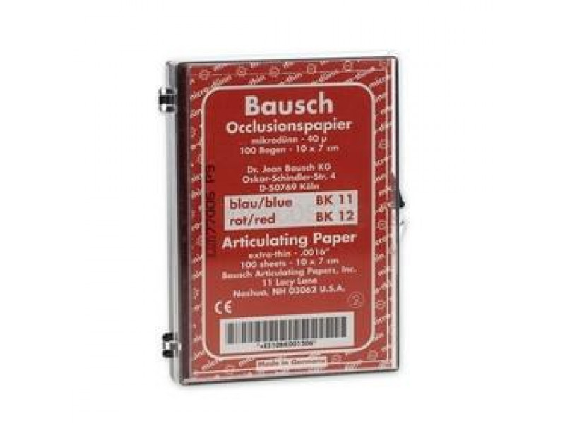 Tracing paper Bausch 10x7 cm, red, BK 12