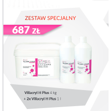 Villacryl H Plus V4 4kg + 2x monomeer 1L Actie