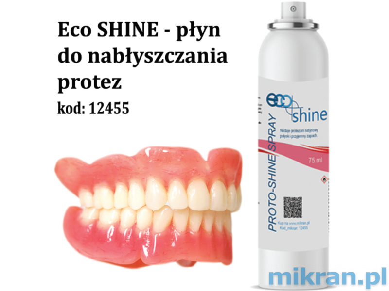 EcoShine denture polishing liquid mint 75ml