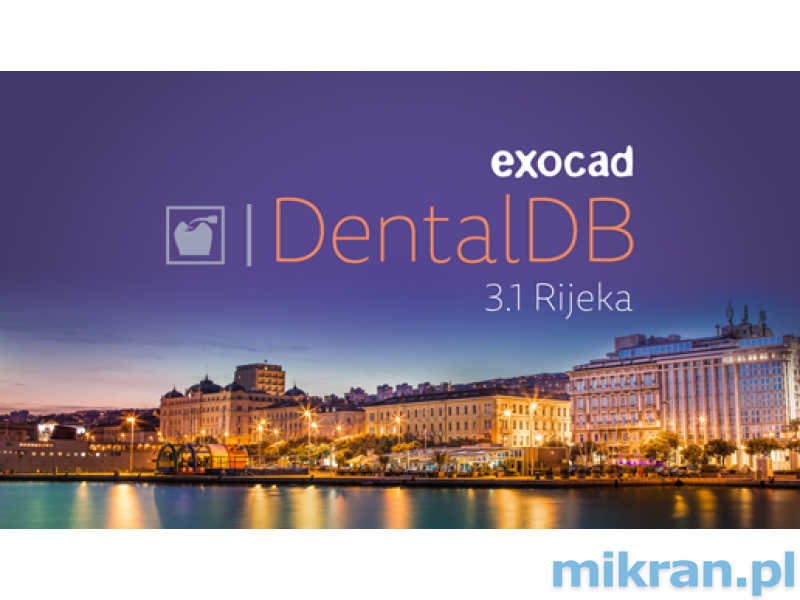 Exocad® DentalCAD Rijeka 3.1 version CORE design software