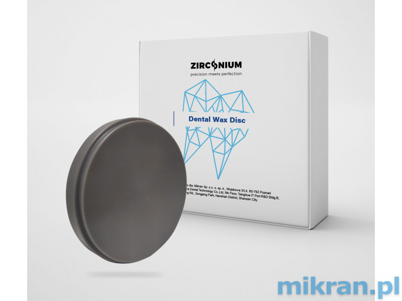 Zirconium milling wax gray 98x18mm