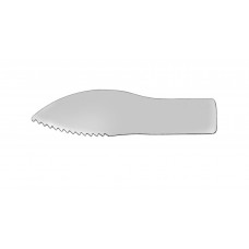 Replacement serrated blade for porcelain Renfert 1pc