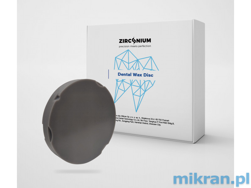 Zirconium milling wax gray ZZ 95x16mm