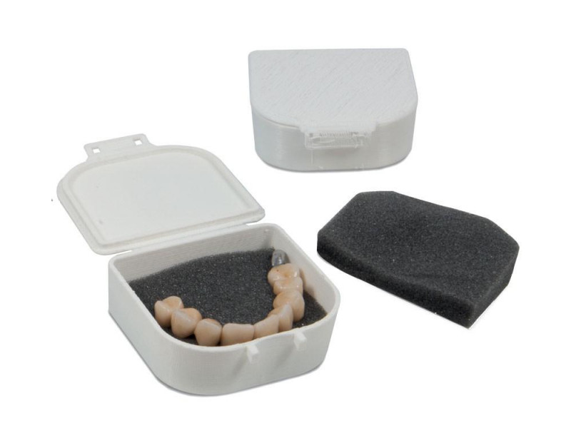 White transport box with sponge 4.5x5.8x2cm 1 piece or 100 pieces