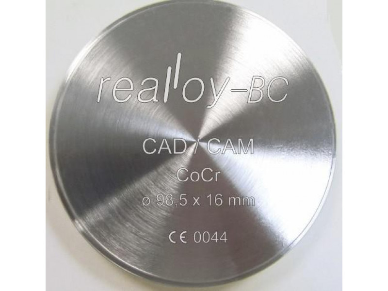Realloy BC - CoCr milling disc 98.5x8mm