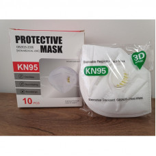 PROTECTIVE MASK (HALF MASK) TYPE FFP2 KN95 with valve / 2 pcs