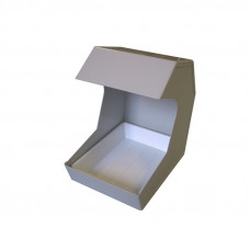 Metal polisher cover with tray