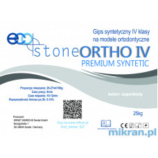 Eco Stone Ortho Premium class IV gypsum 25kg super white