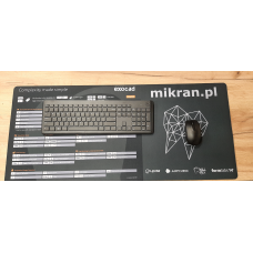 Professional desk pad mikran.pl 90x40cm Exocad Hotkeys