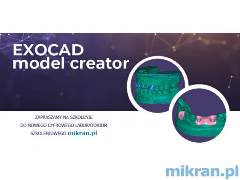 Exocad Model Creator course Patryk Baszuk (stationary course)