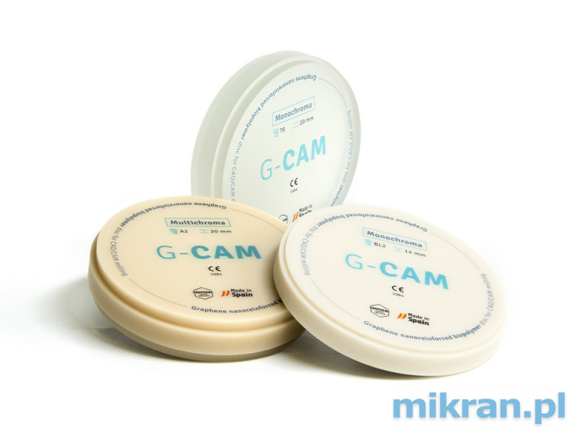 G-Cam Monochroma graphene-reinforced composite discs 98x20 mm