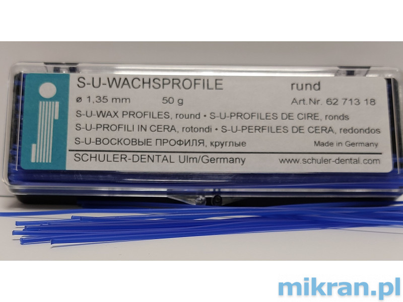 SU Round wax profiles 1.35mm