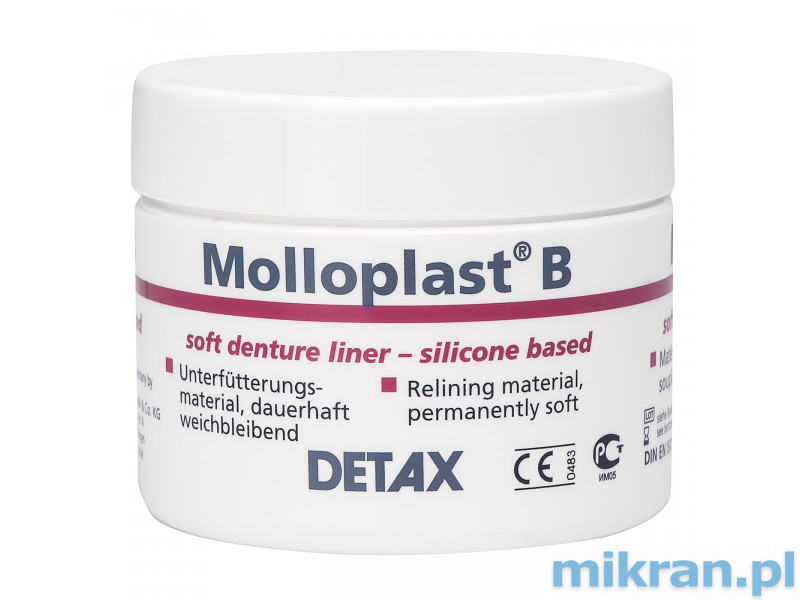 Molloplast B 45g material for relining dentures