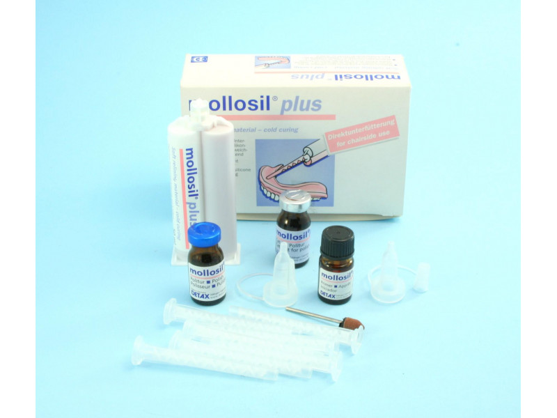 Mollosil plus for relining of dentures