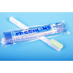 Disposable toothbrush with a portion of toothpaste, 100 pcs