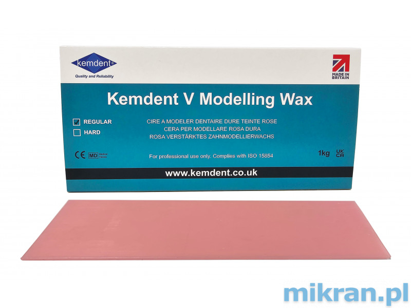 KEMDENT modeling wax (Vertex) 1000g Regular