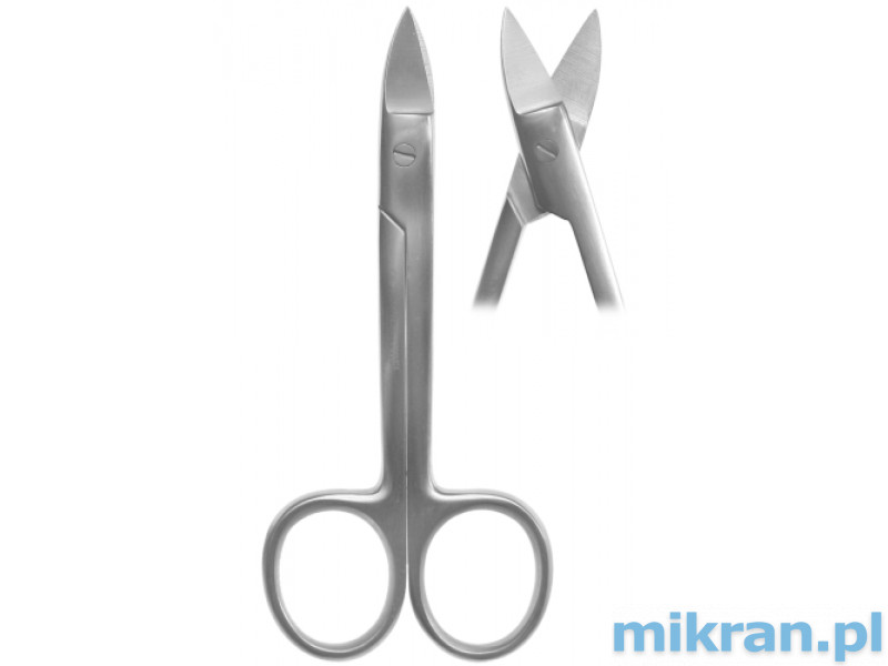 Scissors for cutting crowns and ribbons