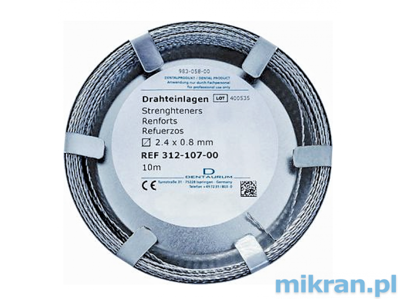 Reinforcing wire 2.40mm x 0.80mm (10m)
