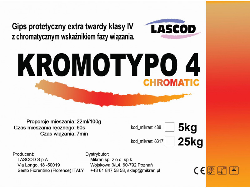 Kromotypo 4 super hard gypsum 5kg