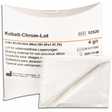 Solders for chrome-cobalt (Kobalt-Chrom-Lot)