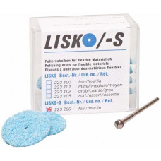 Lisko-S, set van 10 kunststof polijstschijven.