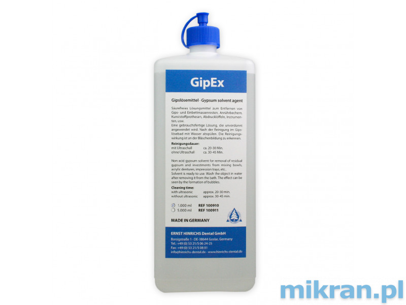GipEx vloeistof voor het oplossen van gips 1L