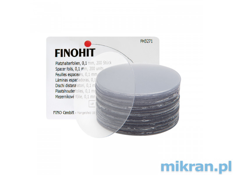 Adapta foil FINOHIT 0.1mm 200 pcs