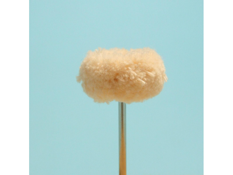 Cotton disc on a holder