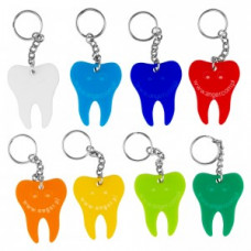 AnGer colored tooth key ring