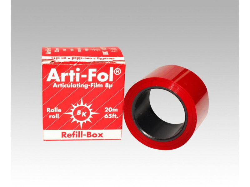 Bausch Arti-Fol 8µ red articulating foil, complement to BK 1021