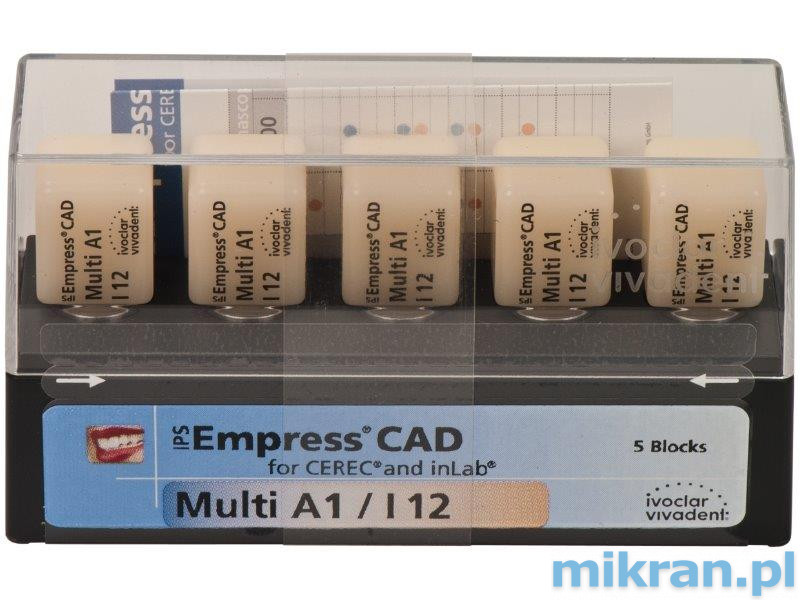 IPS Empress CAD for Cerec/InLab Multi I12 /5pcs