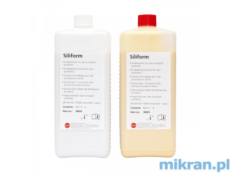 Siliform silicone 2x850 ml