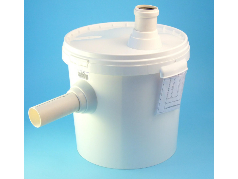 Round decanter for plaster 20 l