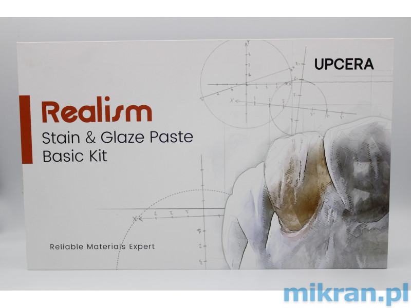 Realism Stain&Glaze Paste Basic Kit - a basic set for staining ceramics and zirconium